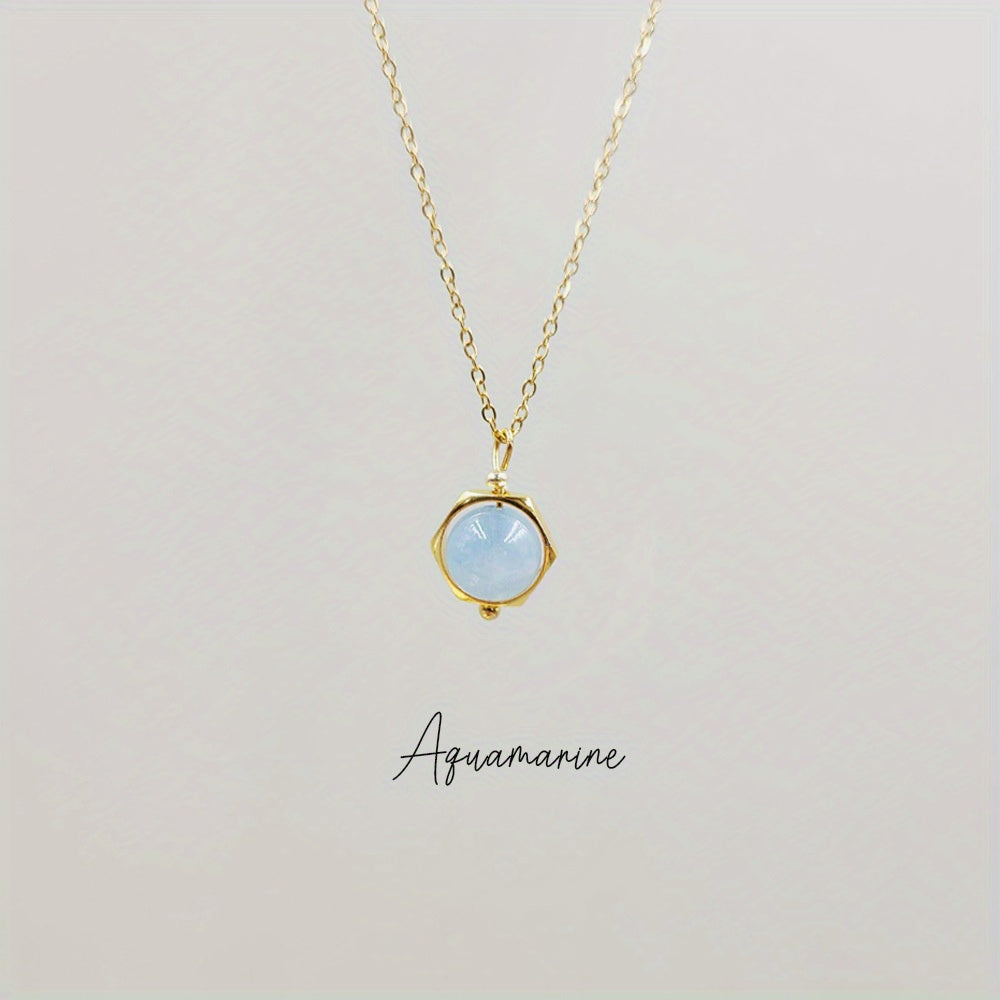 Natural crystals necklace |Dainty crystal necklace