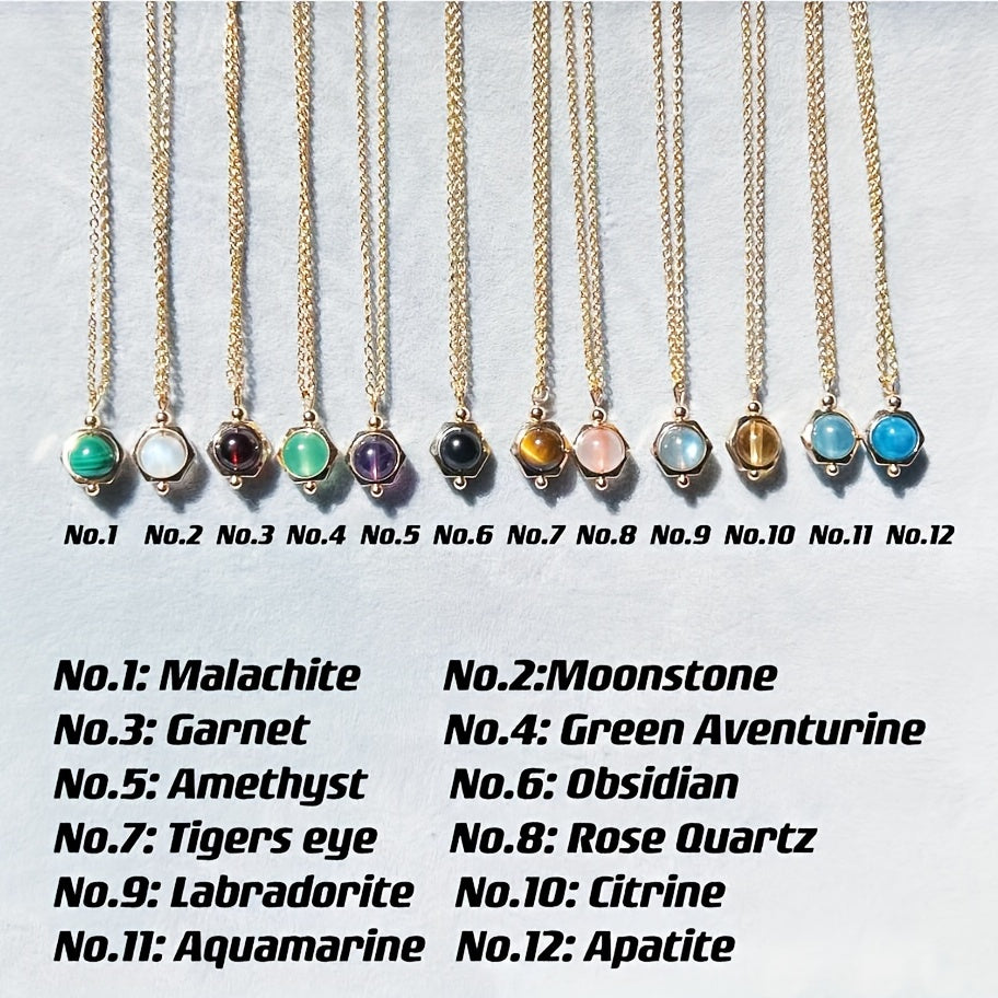 Natural crystals necklace |Dainty crystal necklace