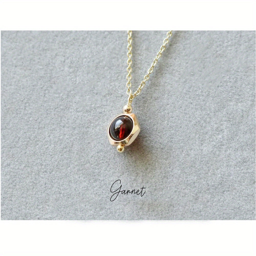 Natural crystals necklace |Dainty crystal necklace