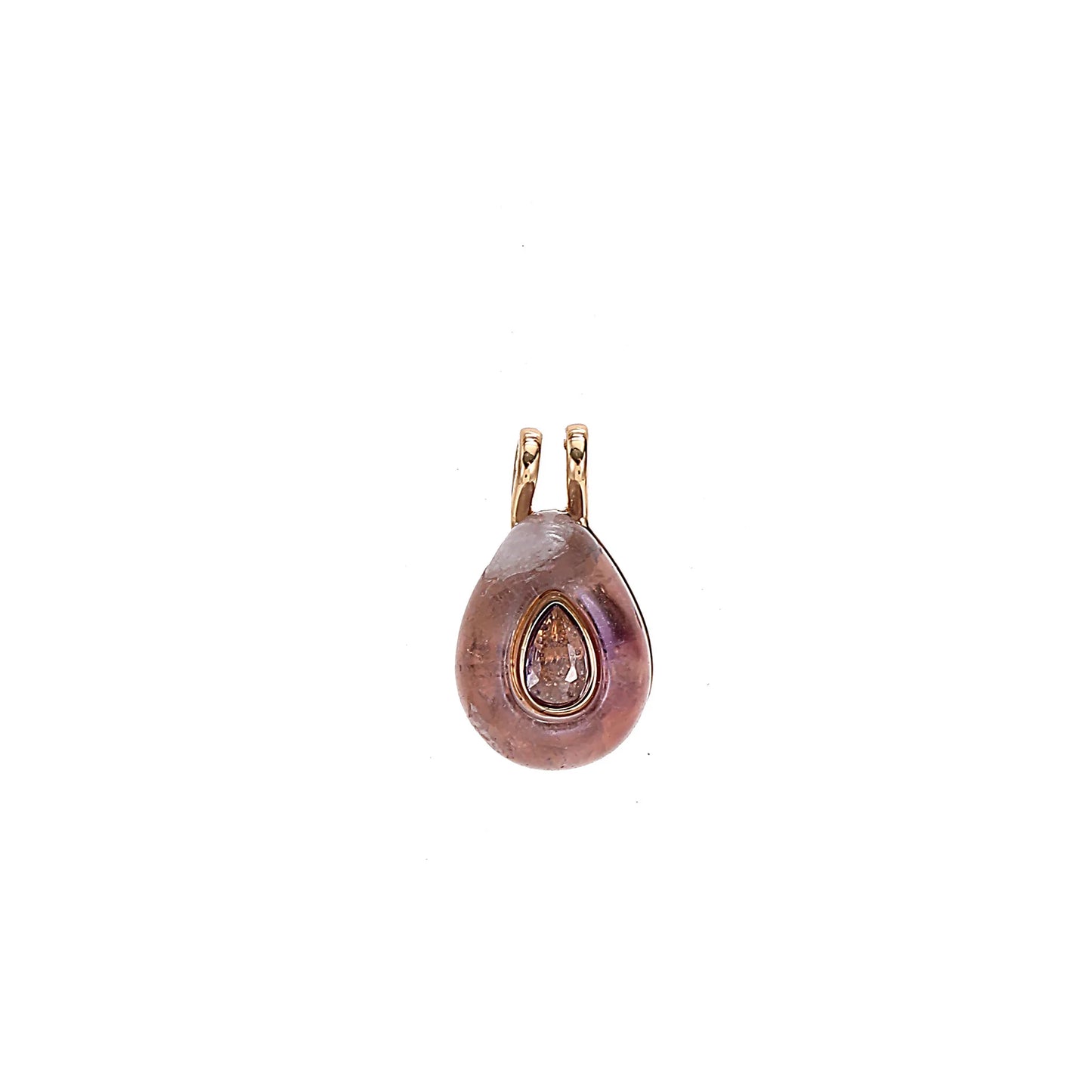 12 Birthstone Necklace Natural Stone Waterdrop Pendant Zircon-encrusted Friendship Christmas Gifts Jewelry