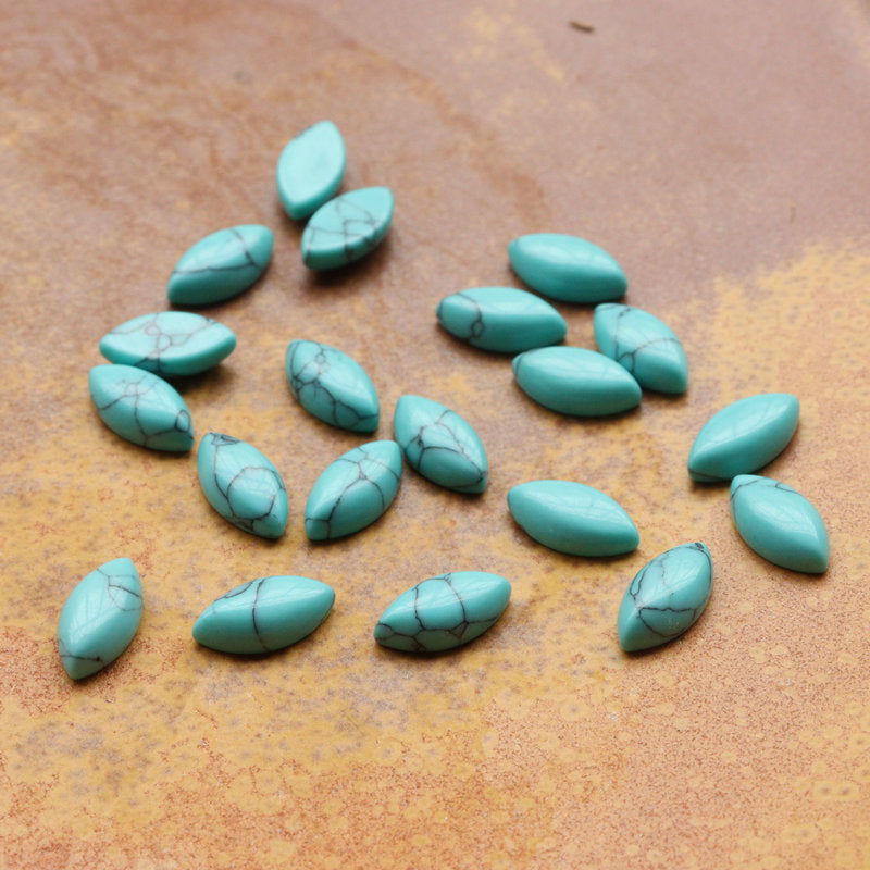 Natural Jade Agate Crystal Horse-eye Shape Cabochons Nude Stone Ring patch DIY Handmade Necklace Pendant Accessories