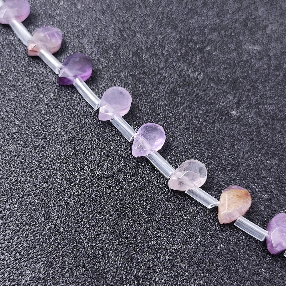 Wholesale 1 item32pieces 9X6MM Natural Faceted Pear shape Gemstone Beads DIY Jewelry