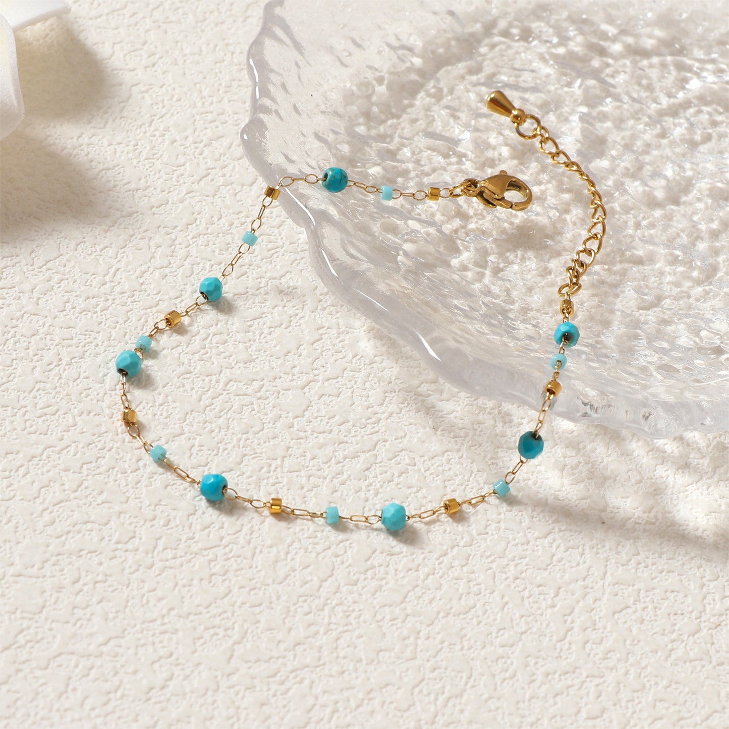 Stainless Steel Gemstone Bracelet