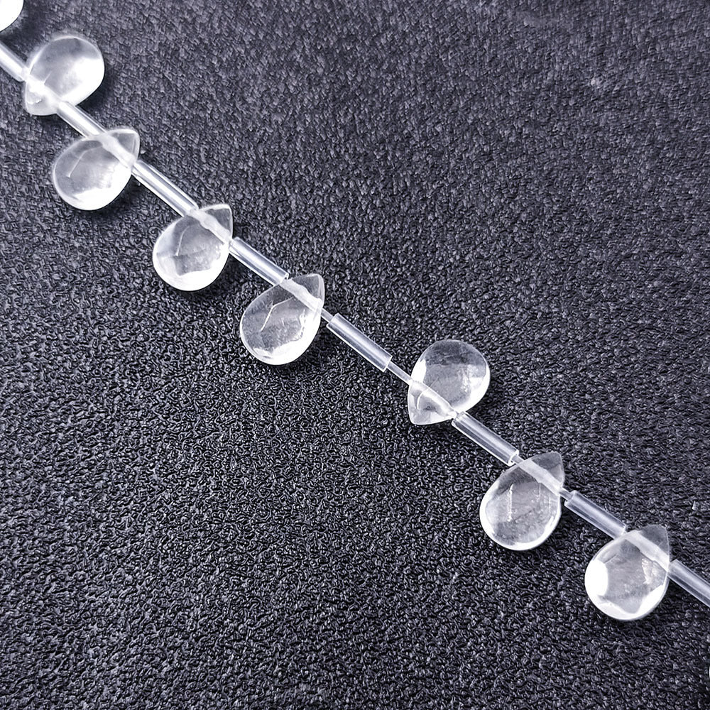Wholesale 1 item32pieces 9X6MM Natural Faceted Pear shape Gemstone Beads DIY Jewelry