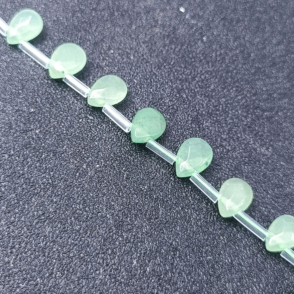 Wholesale 1 item32pieces 9X6MM Natural Faceted Pear shape Gemstone Beads DIY Jewelry