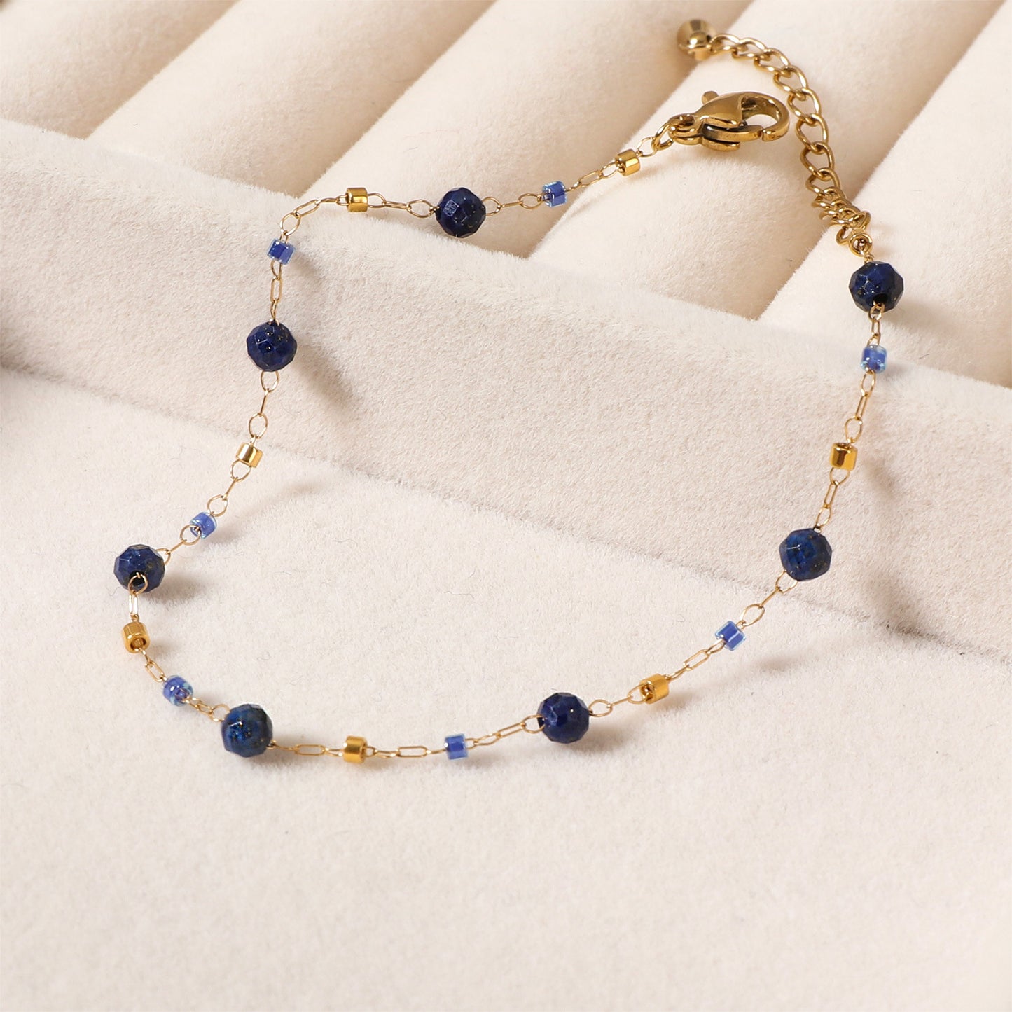 Stainless Steel Gemstone Bracelet