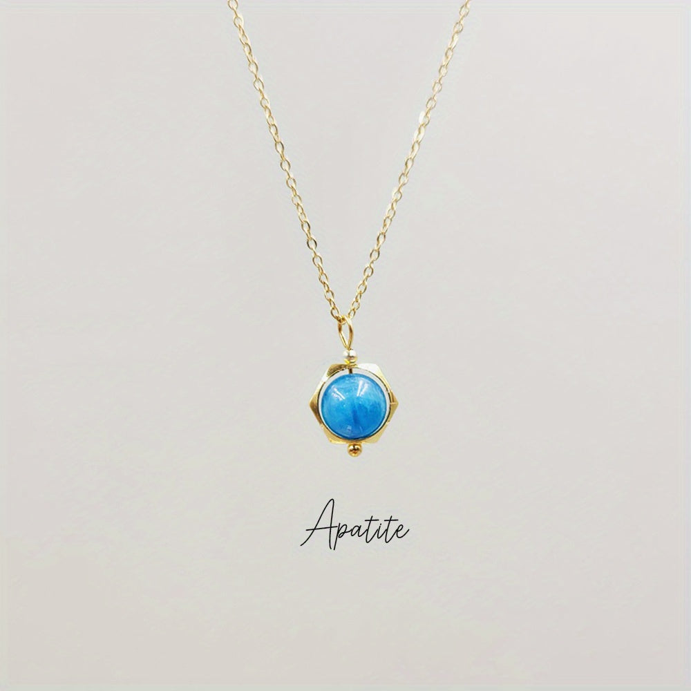 Natural crystals necklace |Dainty crystal necklace