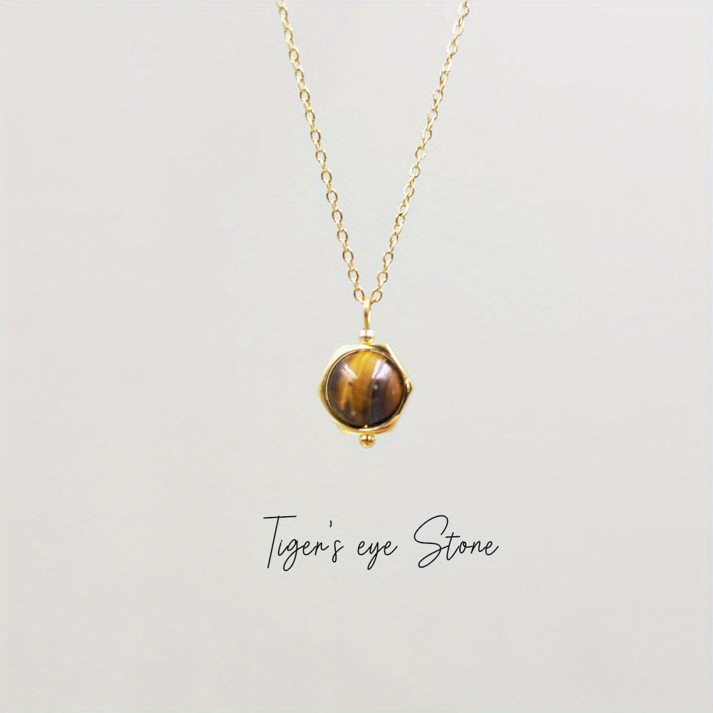 Natural crystals necklace |Dainty crystal necklace