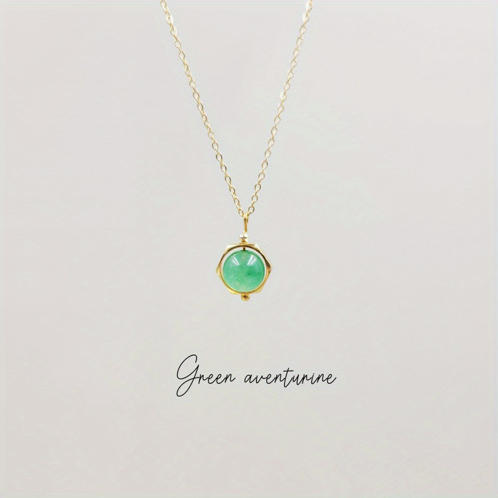 Natural crystals necklace |Dainty crystal necklace