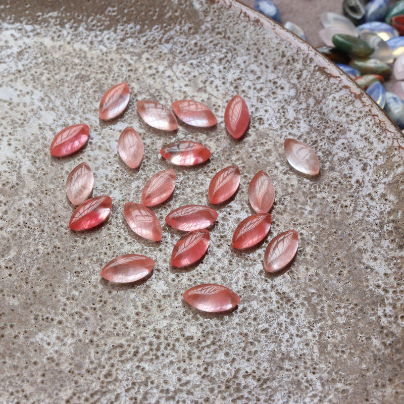 Natural Jade Agate Crystal Horse-eye Shape Cabochons Nude Stone Ring patch DIY Handmade Necklace Pendant Accessories