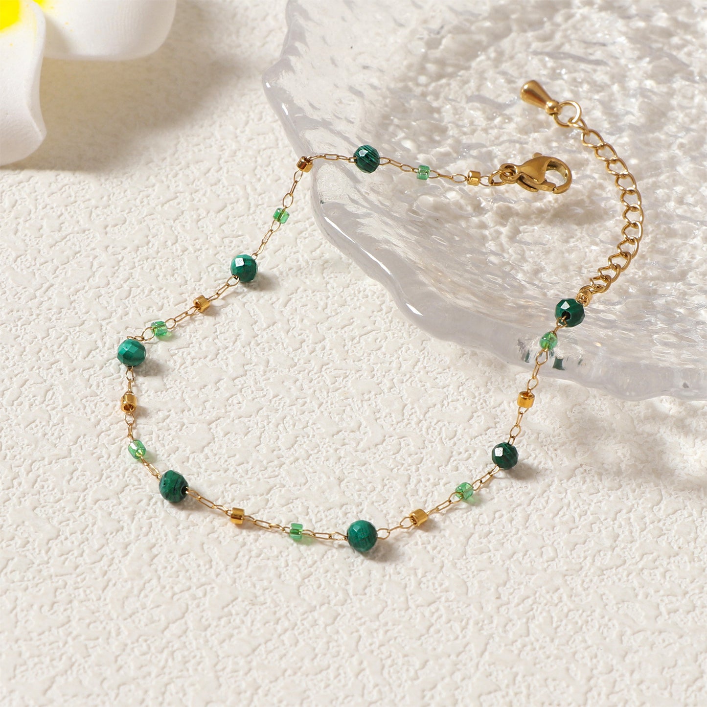Stainless Steel Gemstone Bracelet