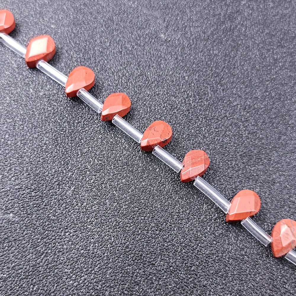 Wholesale 1 item32pieces 9X6MM Natural  Faceted Pear shape Gemstone Beads DIY Jewelry