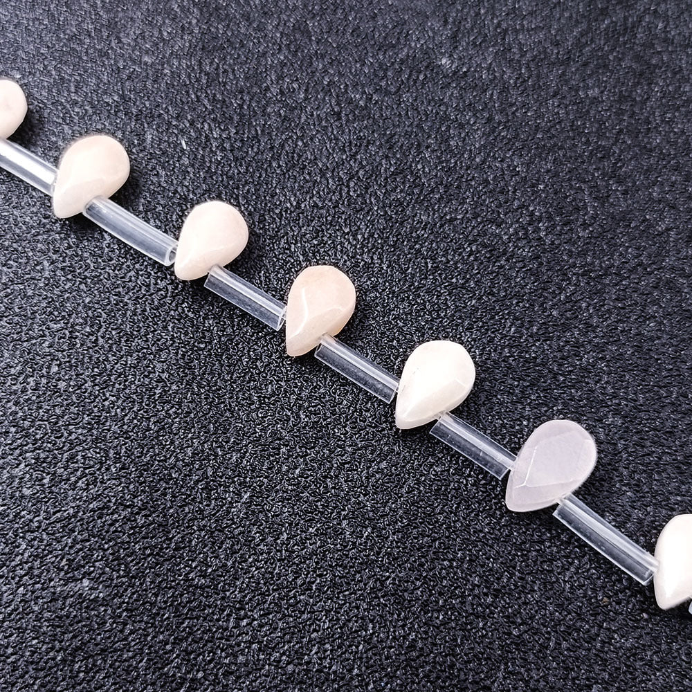 Wholesale 1 item32pieces 9X6MM Natural  Faceted Pear shape Gemstone Beads DIY Jewelry