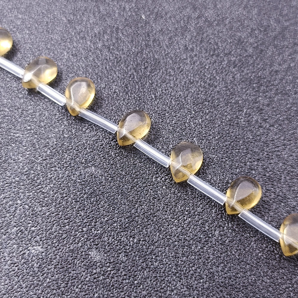 Wholesale 1 item32pieces 9X6MM Natural  Faceted Pear shape Gemstone Beads DIY Jewelry