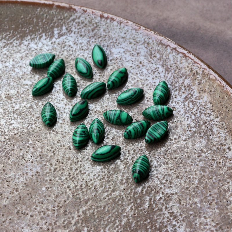 Natural Jade Agate Crystal Horse-eye Shape Cabochons Nude Stone Ring patch DIY Handmade Necklace Pendant Accessories