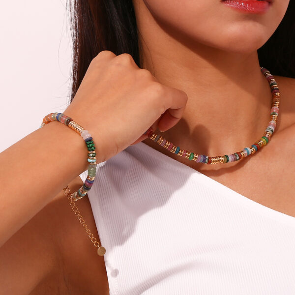 O1CN01nX3q302AUrQqCEL0I_!!2213308878207-0-cib Bohemian Natural Stone Bracelet 18k Gold Plated Stainless Steel Chain