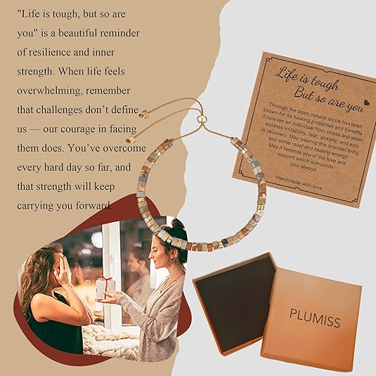 Boho Natural Stone Bracelet Beaded Chakra Bracelet Crystal Energy Rope Bracelet Adjustable Unisex Handmade Bracelet Healing Crystals