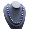 12mm Natural Stone Crystal Agate Jade Round Bead Necklace