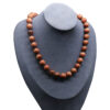 12mm Natural Stone Crystal Agate Jade Round Bead Necklace