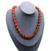 12mm Natural Stone Crystal Agate Jade Round Bead Necklace
