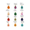 Wholesale Mixed Gemstone Pendant 12 Birthstone Pendant Necklaces handmade DIY Jewelry