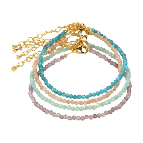 3m Natural Stone Bracelet Yoga Meditation Healing Inspired Dainty Beaded Bracelet