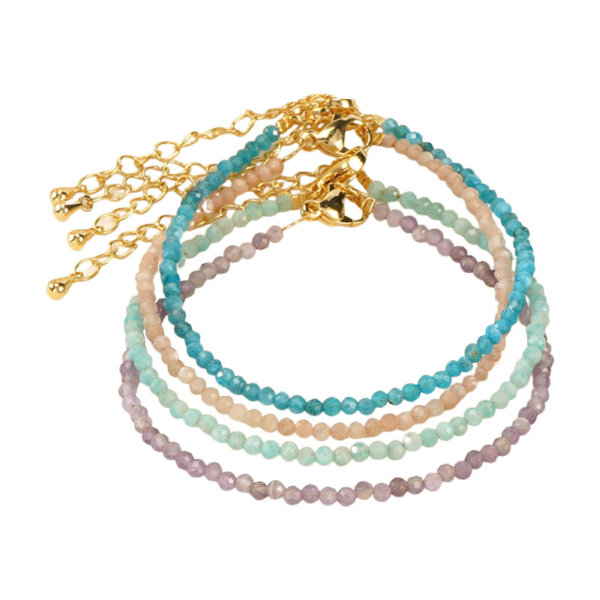 3m Natural Stone Bracelet Yoga Meditation Healing Inspired Dainty Beaded Bracelet