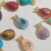 Wholesale Mixed Gemstone Pendant 12 Birthstone Pendant Necklaces handmade DIY Jewelry