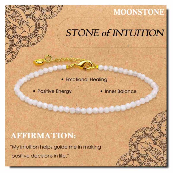 3m Natural Stone Bracelet Yoga Meditation Healing Inspired Dainty Beaded Bracelet