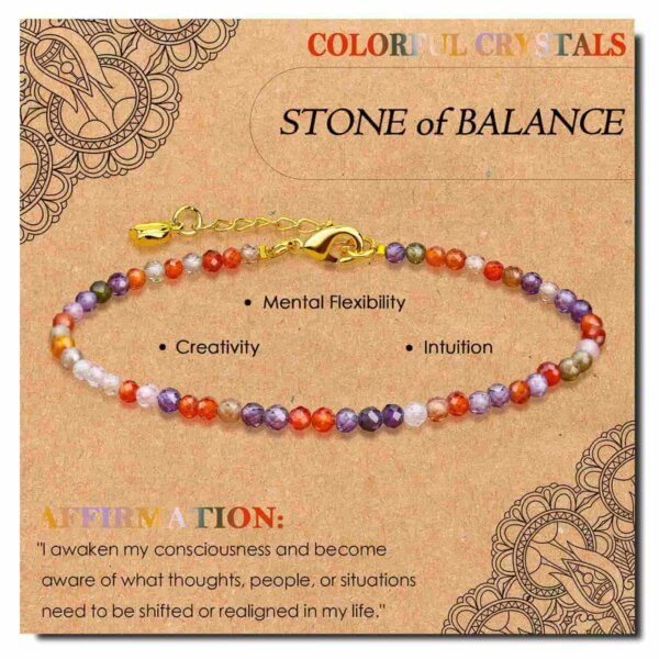 3m Natural Stone Bracelet Yoga Meditation Healing Inspired Dainty Beaded Bracelet