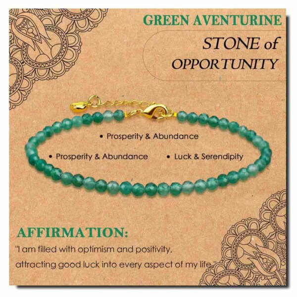 3m Natural Stone Bracelet Yoga Meditation Healing Inspired Dainty Beaded Bracelet