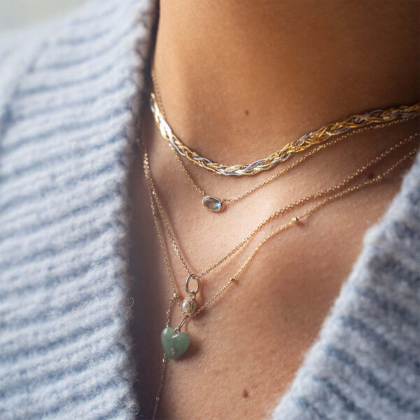 Wholesale Mixed Gemstone Pendant 12 Birthstone Pendant Necklaces handmade DIY Jewelry