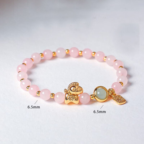 Natural Crystal Bracelet Women's Attract Wealth, Abundance and Prosperity