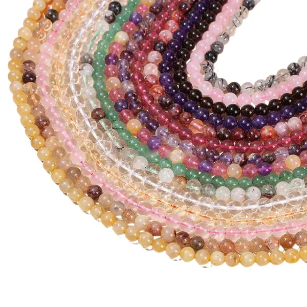 H7ae36a6bfabc4c2f9ea311f44a043576m Natural Crystal Loose Bead 8mm Accessories for Jewelry Making | Wholesale Gemstone Beads