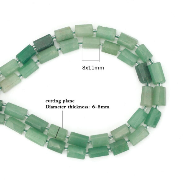 wholesale natural gemstone cylinder beads loose for DIY jewelry making