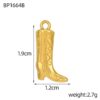 Cowgirl Boot Charm| Shoe Charms diy Stainless steel accessory pendant