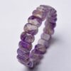 Natural Gemstone Double Drill Sakura Agate Beaded Bracele