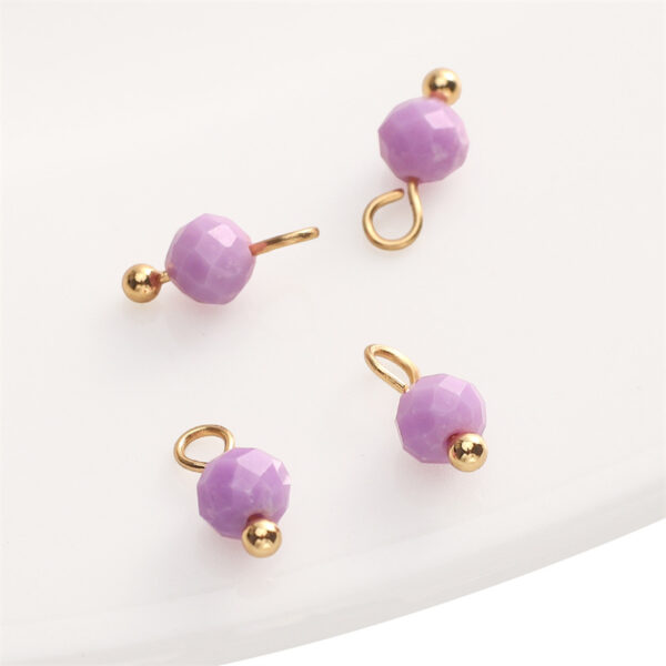 jewelry accessories 4mm natural stone handmade diy pendants