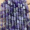 wholesale natural gemstone cylinder beads loose for DIY jewelry making