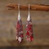 Jasper Stone Earrings for Women Emperor Stone Earrings Drop Earrings