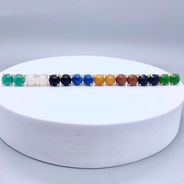 Birthstone Crystal Earrings For Women in 14k Gold Jewelry