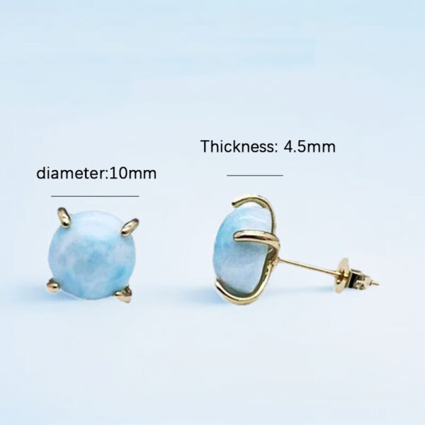 Birthstone Crystal Earrings For Women in 14k Gold Jewelry